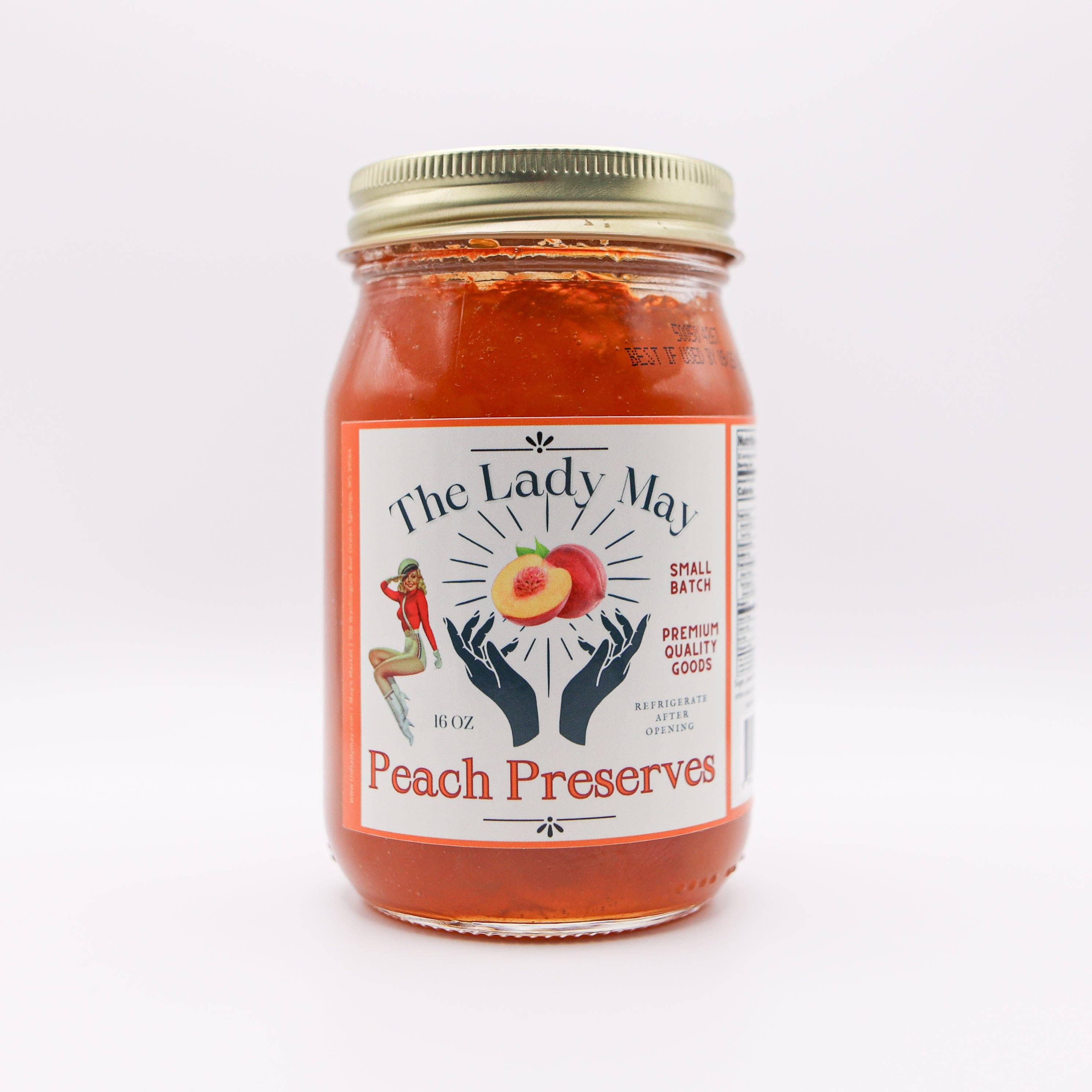 May's Market @ TLM - Wholesale Preserves - Southern Peach Preserves0