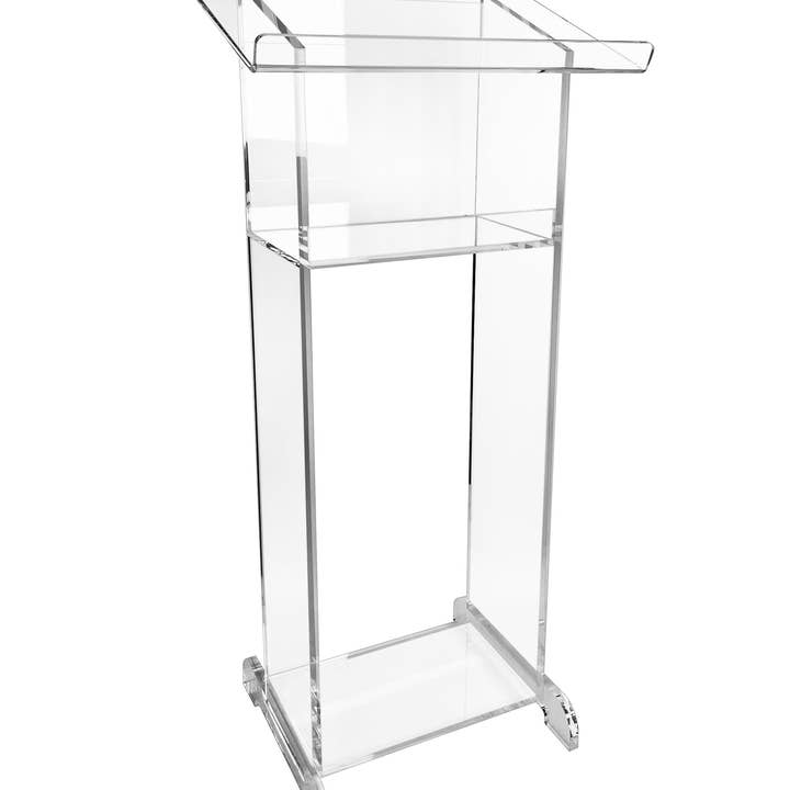 DesignStyles Home – wholesale Outdoor ornament/decor – Stylish Acrylic Shtender Podium for Public Speaker