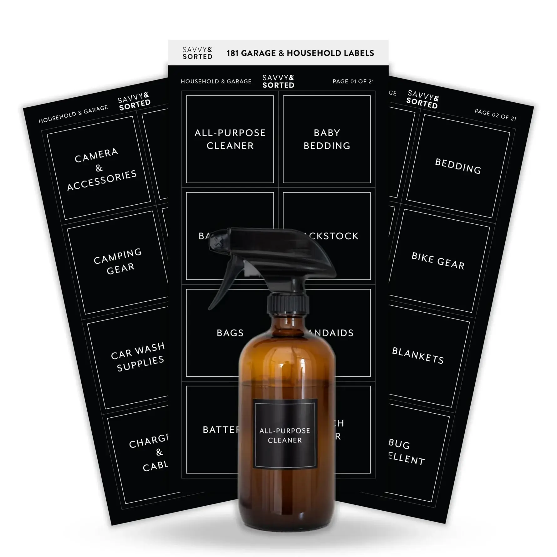 Savvy & Sorted - Wholesale Food/beverage label - Organizing Labels for Storage Bins0