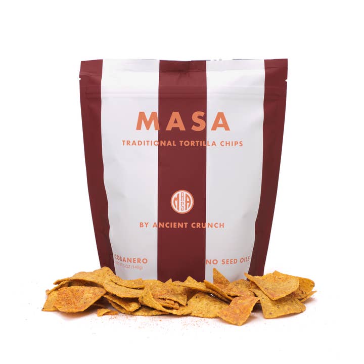Ancient Crunch - Wholesale Chips - MASA Tortilla Chips - Cobanero, 5oz Bag Case