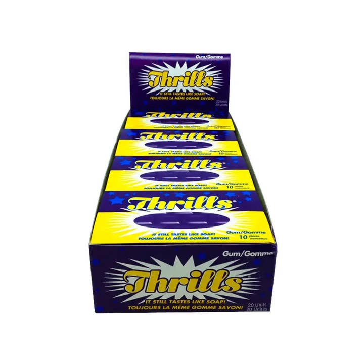 Echo Sales America - Wholesale Chewing Gum - Thrills Gum - 20x14g GW