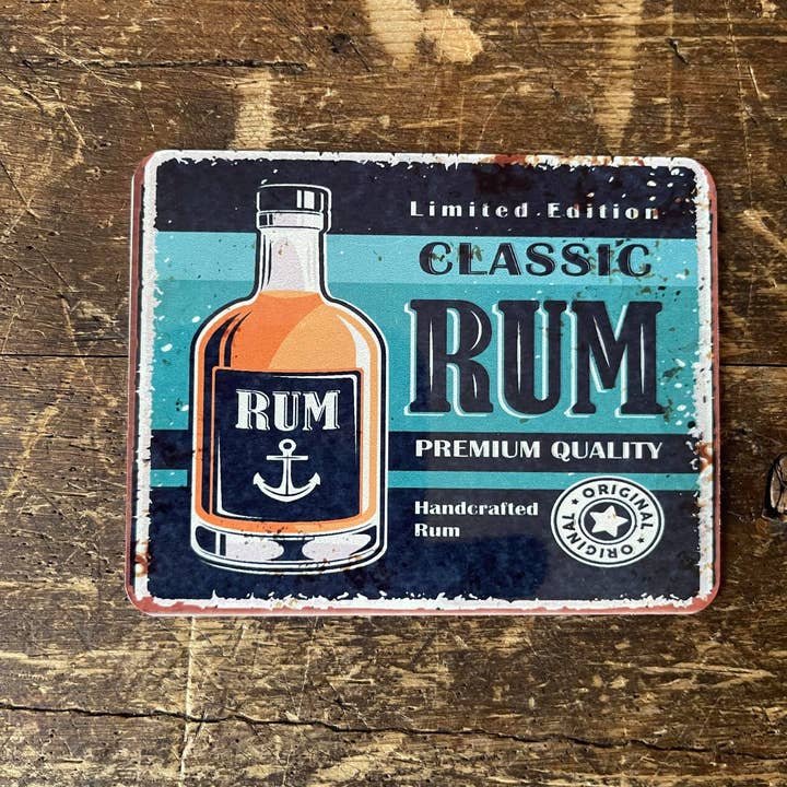 The British Metal Signs Company – Großhandel Schilder – Klassisches Blechschild, Rum Bar, Metallschild