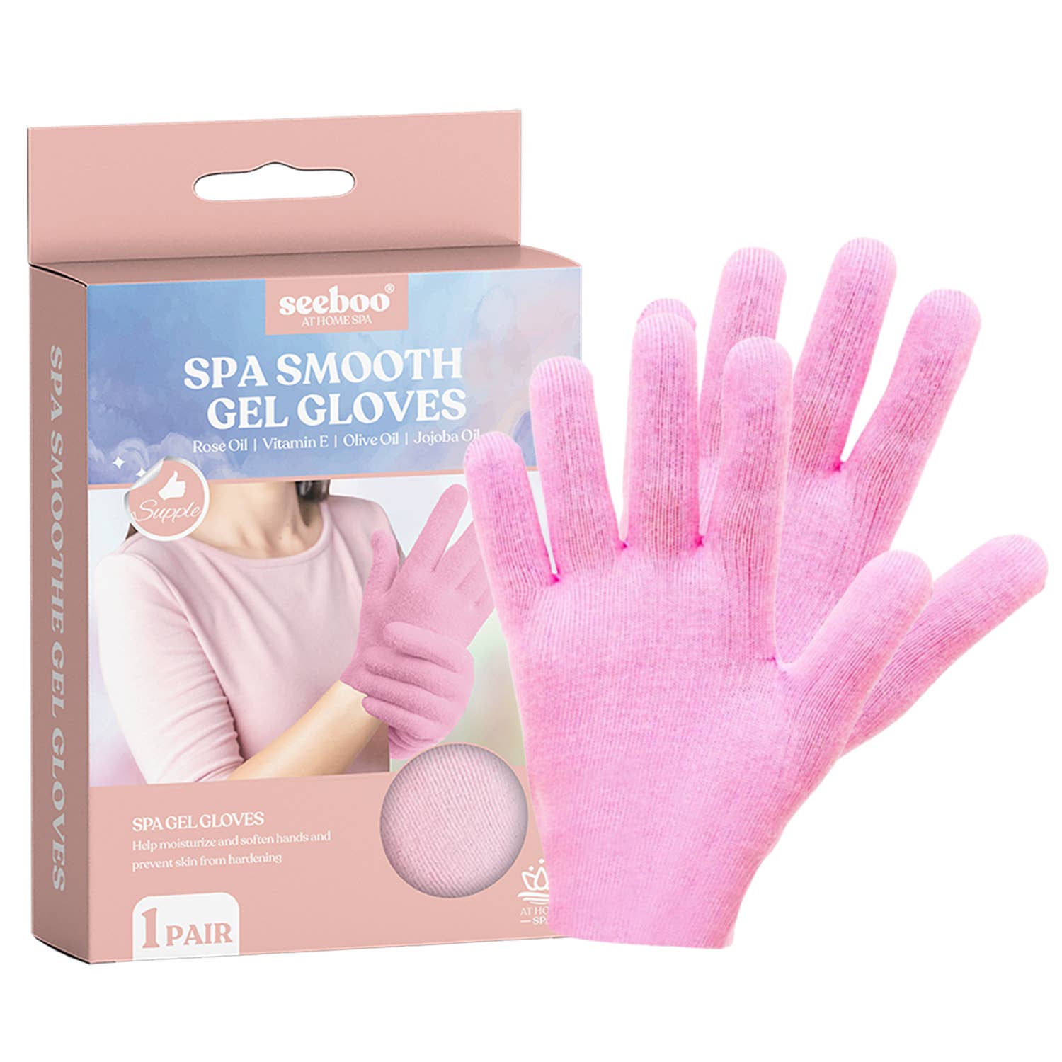 Extreme Fit Wholesale - Wholesale Vochtinbrengende handschoenen - Spa hydratatie gladmakende gel handschoenen en sokken2