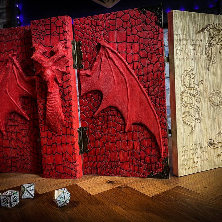 Fandomonium - Wholesale Board Game - Book Of The Fire Dragon Dungeon Master Screen1