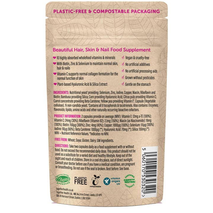 Together Health - Wholesale Oral Supplement/Vitamin - Beautiful – Hair Skin and Nails Vitamins Supplement