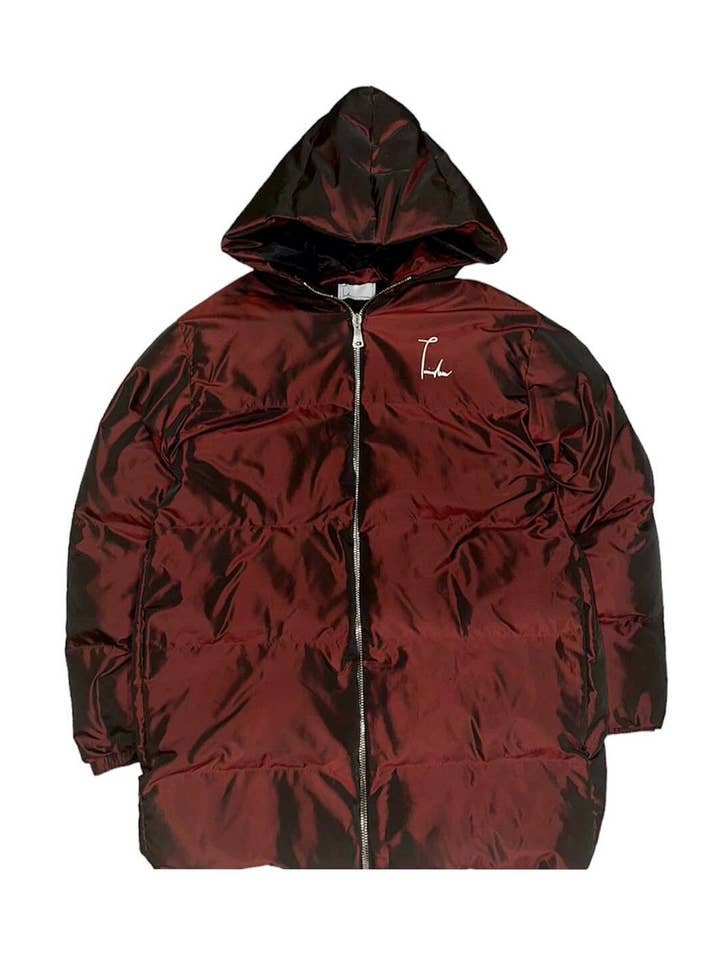 Burgundy signature - Puffer jacket for wholesale by Trimingham