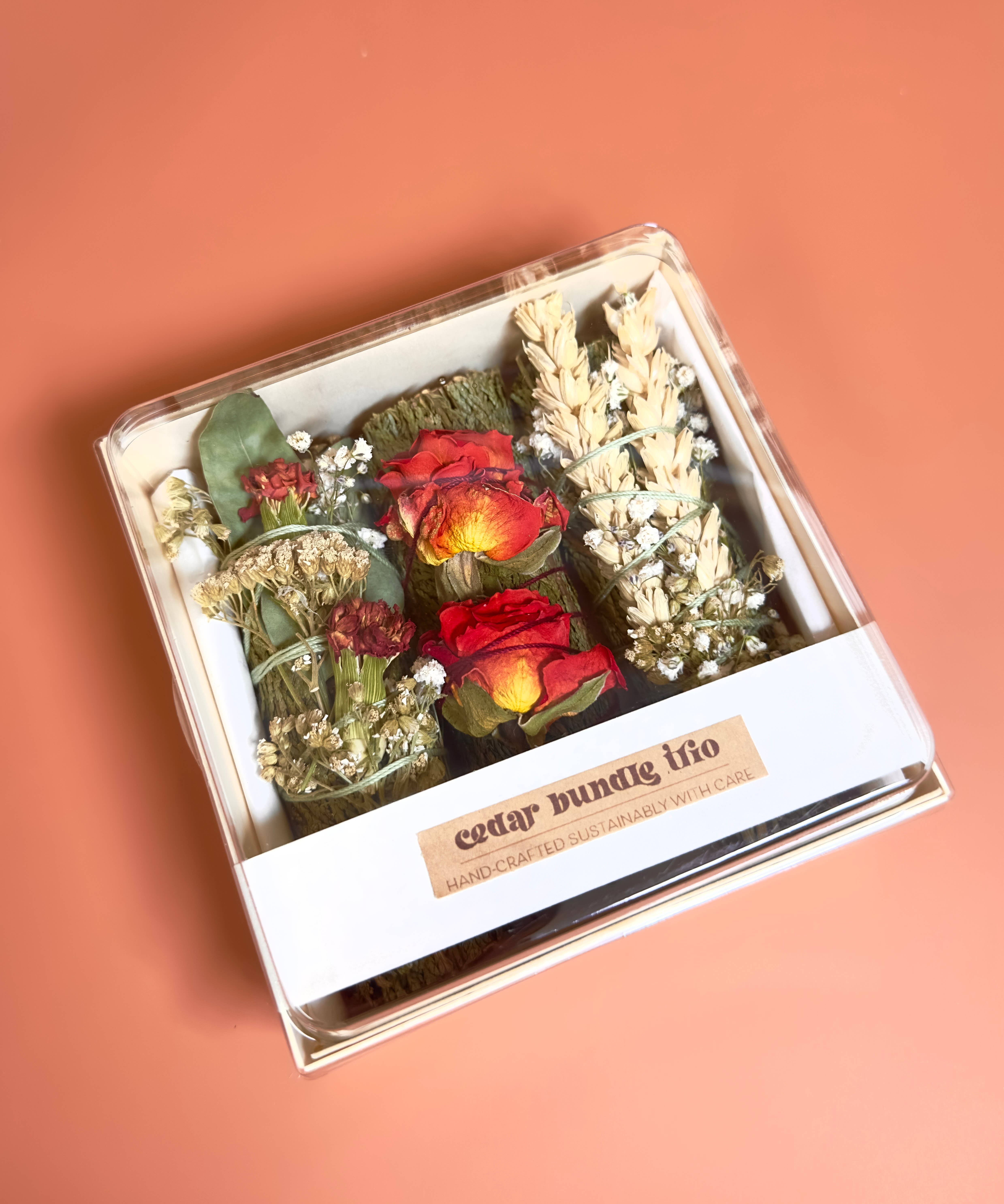 The 12th Moon - Wholesale Sage bundle - Floral Cedar Bundle - Smoke Cleansing - Fall Bundle -Smudge3