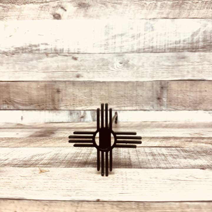 Universal Ironworks USA - Wholesale Outdoor Grill Tools - Zia New Mexico Branding Iron BBQ Gift Steak Brand