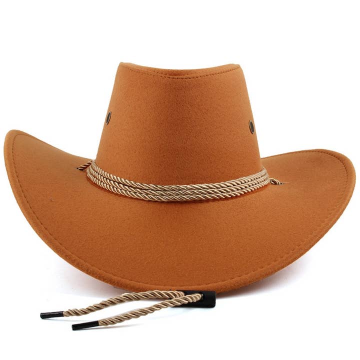 ACCITY - Wholesale Cowboy Hat - Women's - Faux Suede Western Cowboy Hat Unisex Outdoor_CWAH18912