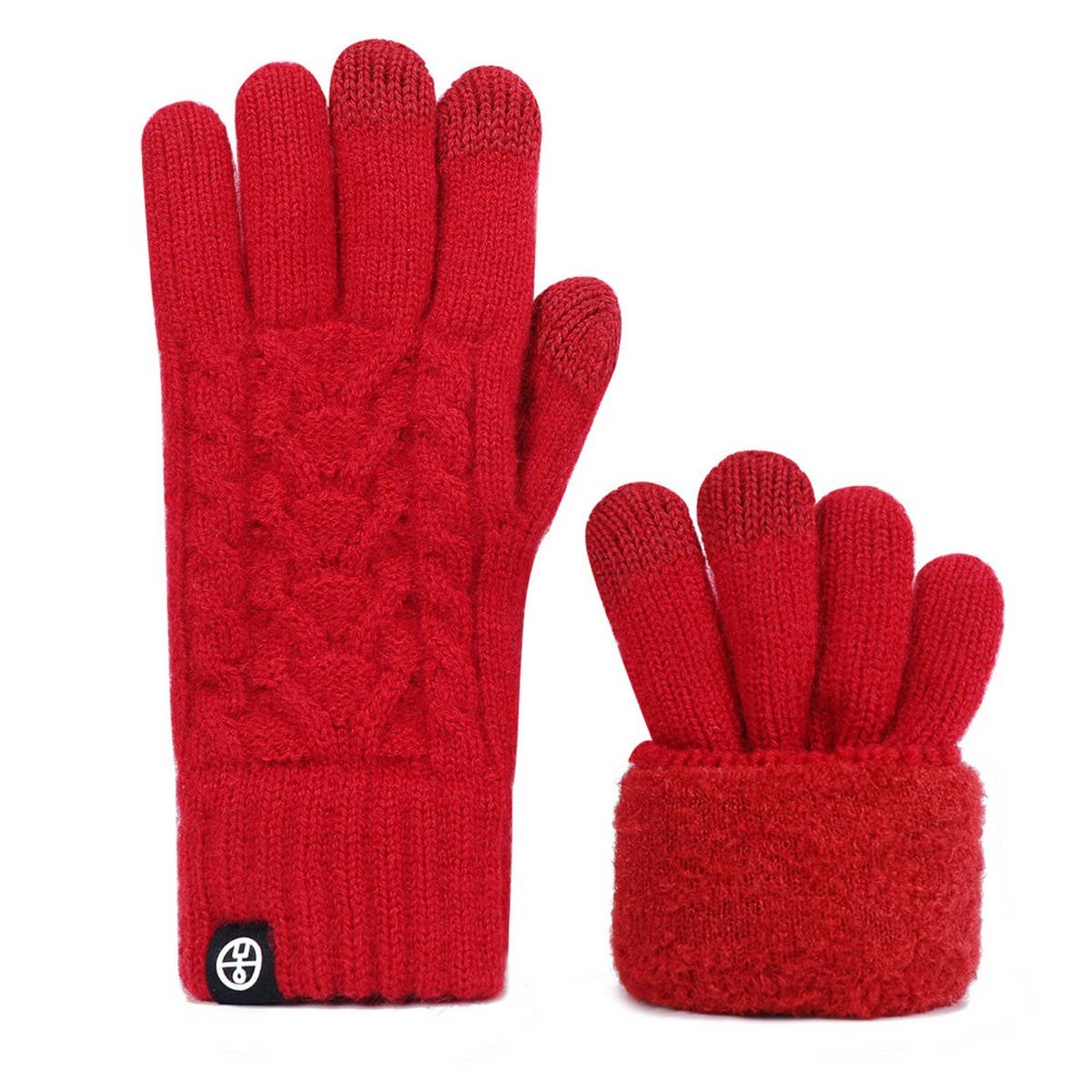 ACCITY - Wholesale Gloves - Unisex - WINTER SOLID COLOR TOUCH SCREEN KNITTED GLOVES_CWAG04111
