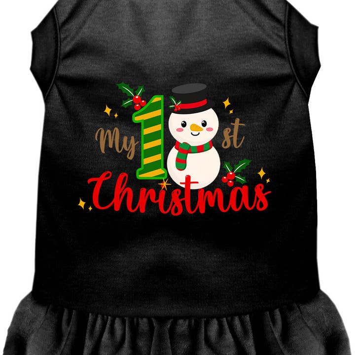 My 1st Christmas Pet Dress for wholesale by As You Wish Apparel