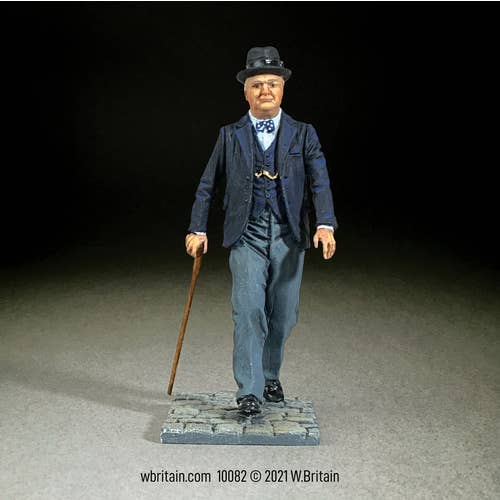 10082 - Primer ministro del Reino Unido, Winston Churchill, 1940-45 para venta al por mayor de W.Britain Model Figures