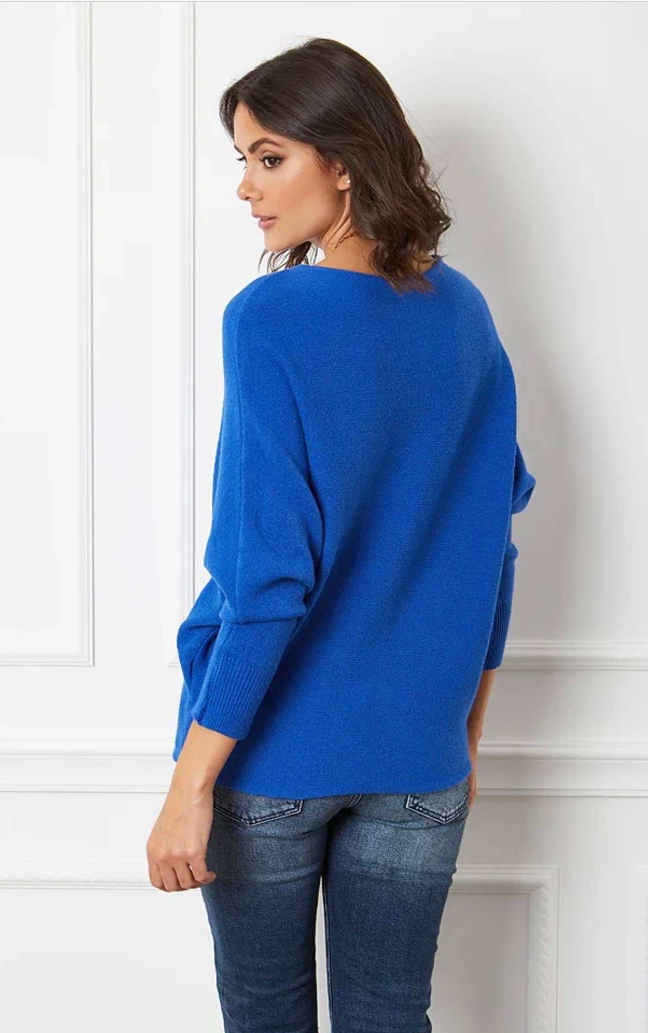 LÉA & LUC - Vendita all'ingrosso Maglione tricot - Donna - Maglione con maniche a pipistrello REF. 00992