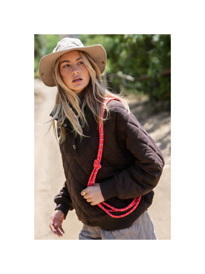 Rae Mode - Vente Haut d'intérieur – femme - PULL-OVER MATELASSÉ À PRESSION5