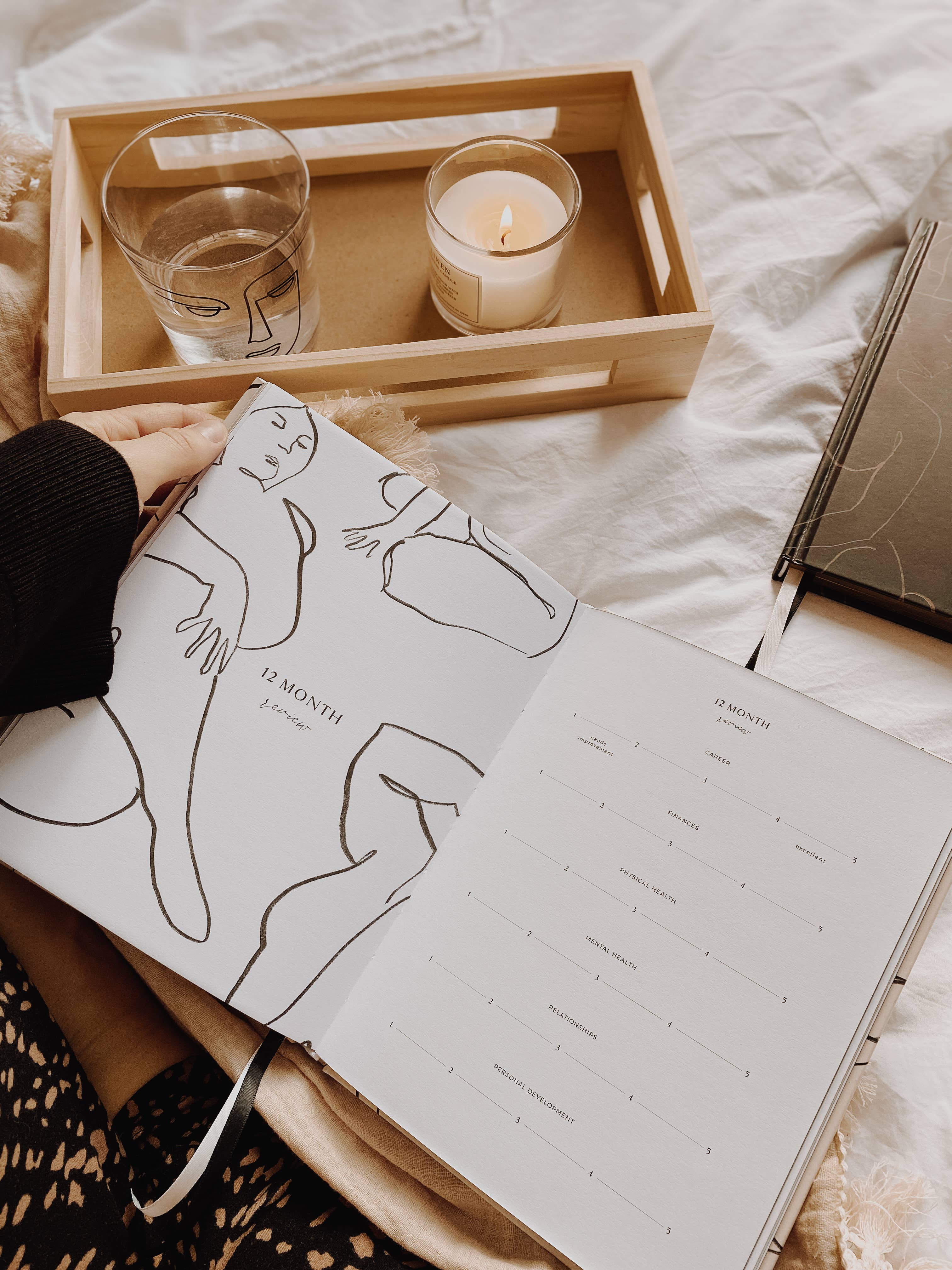 Blush And Gold – wholesale Journal/diary – Body + Soul Journal (Eclipse) gift for her, undated planner20