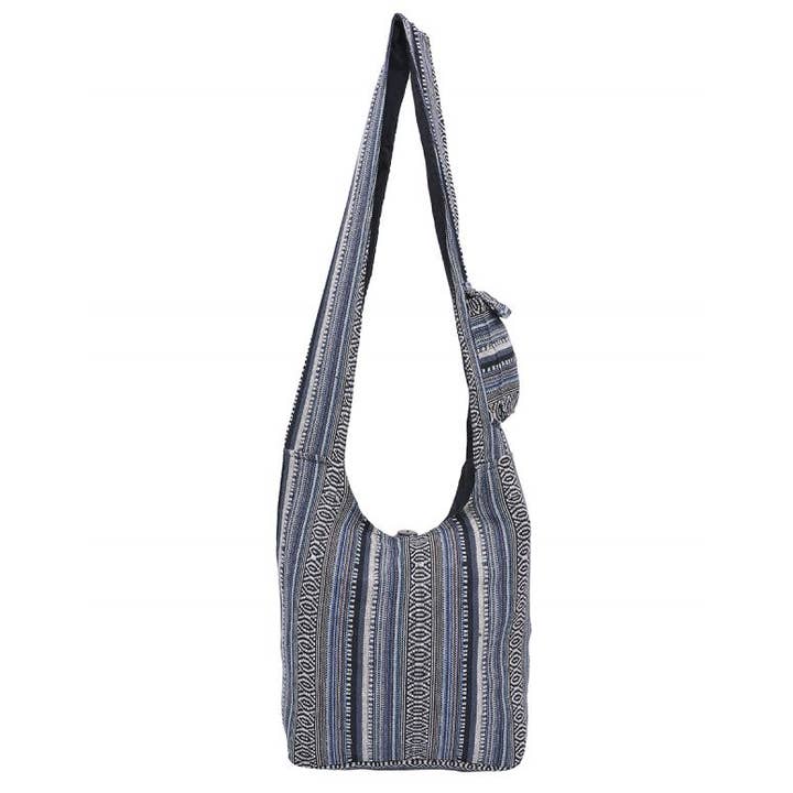 The Collection Royal / Royal Handicrafts - Wholesale Crossbody Bag - Women's - Tribal Peace Bohemian Hippie Boho Crossbody Hobo Bag