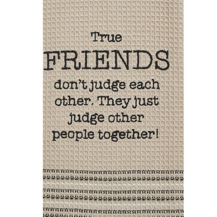 Mona B. - Wholesale Tea Towel - FRIENDS WAFFLE-WEAVE DISHTOWEL (Set of 2), MH-1281