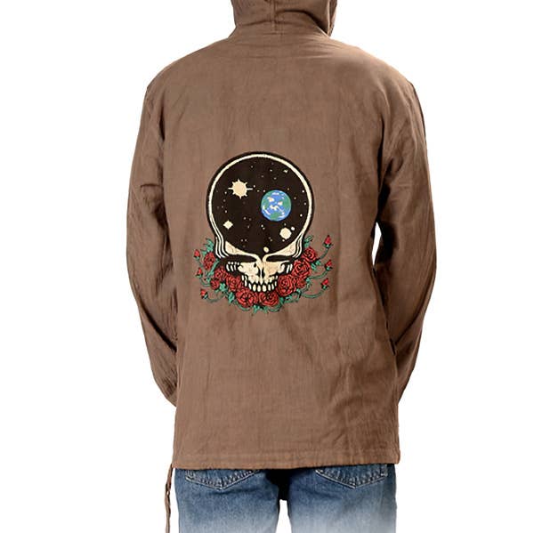 Gypsy Rose - Wholesale Hoodie - Unisex - Grateful Dead Space Your Face Stealie Fine Cotton Hoodie