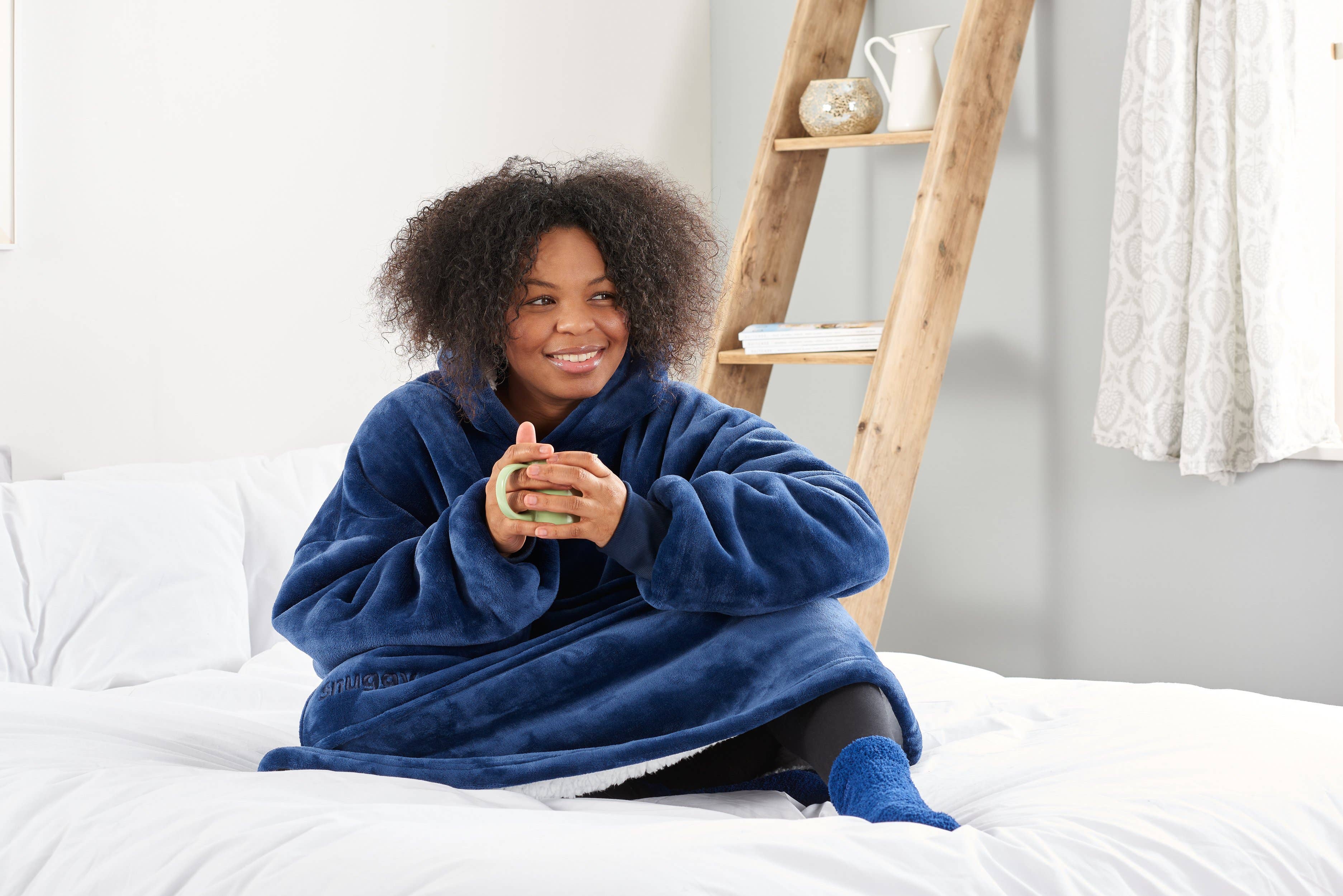 Snuggy – Großhandel Bademantel – Unisex – Snuggy - Navy Erwachsener7