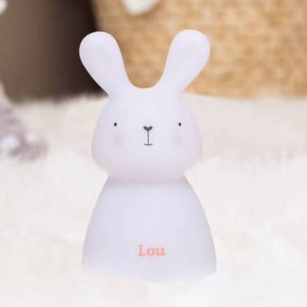 Lou Rabbit LED Night Light - USB Rechargeable - White for wholesale by Olala Boutique