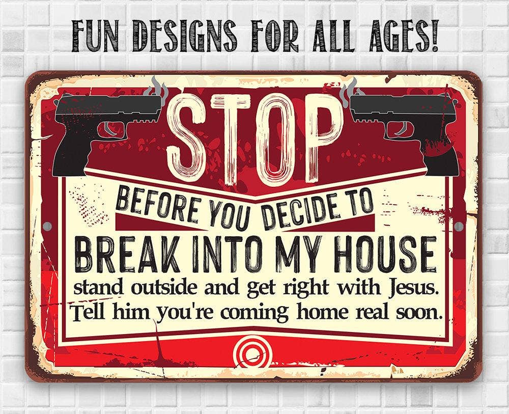 Lone Star Art Metal Signs - Wholesale Sign - Before You Decide - Metal Sign8