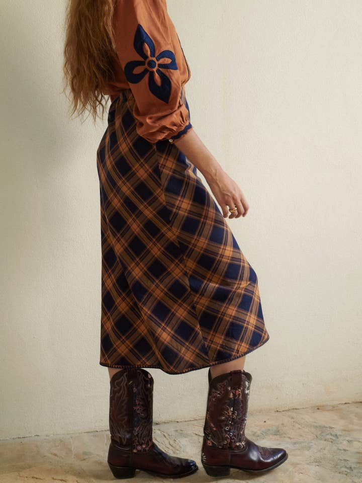 Sonmer Shop USA - Wholesale Button Down Shirt - Women's - Leonor Blouse Caramel2