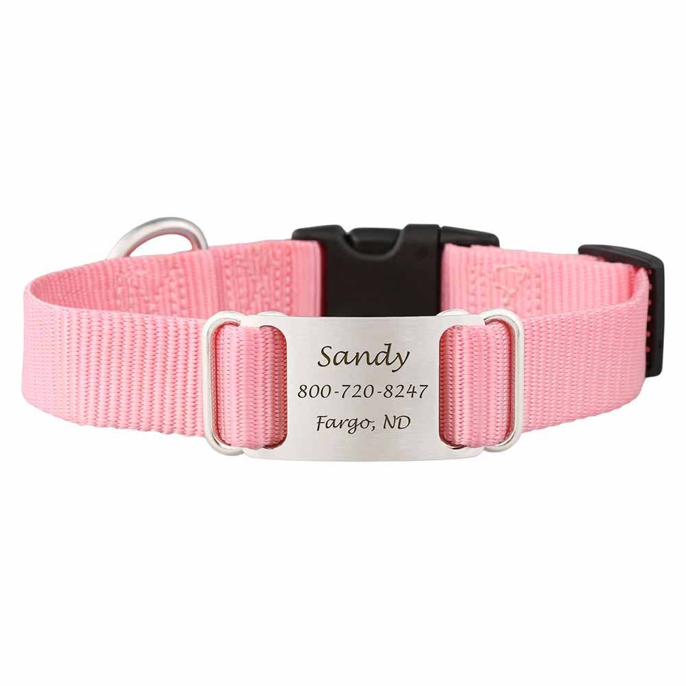 dogIDs - Wholesale Pet Collar - Dog - Personalized Nylon ScruffTag Collar3