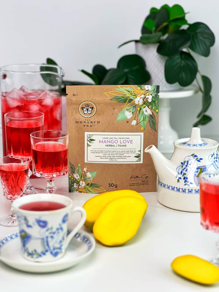 Mango Love Kräutertee für den Großhandel von Monarch Tea Co.