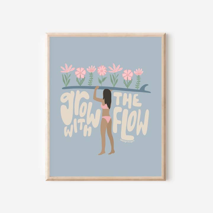 Imprimir 'Crescer com o Fluxo' por atacado de The Salty Blonde