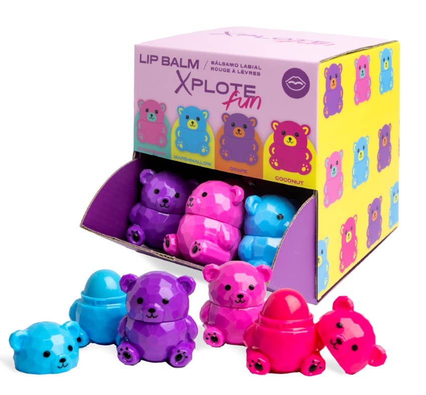 Aquarius Cosmetic SLU - Vendita all'ingrosso Burro di cacao - XPLOTE FUN BALSAMO LABBRA ORSETTO ASSORTITO0