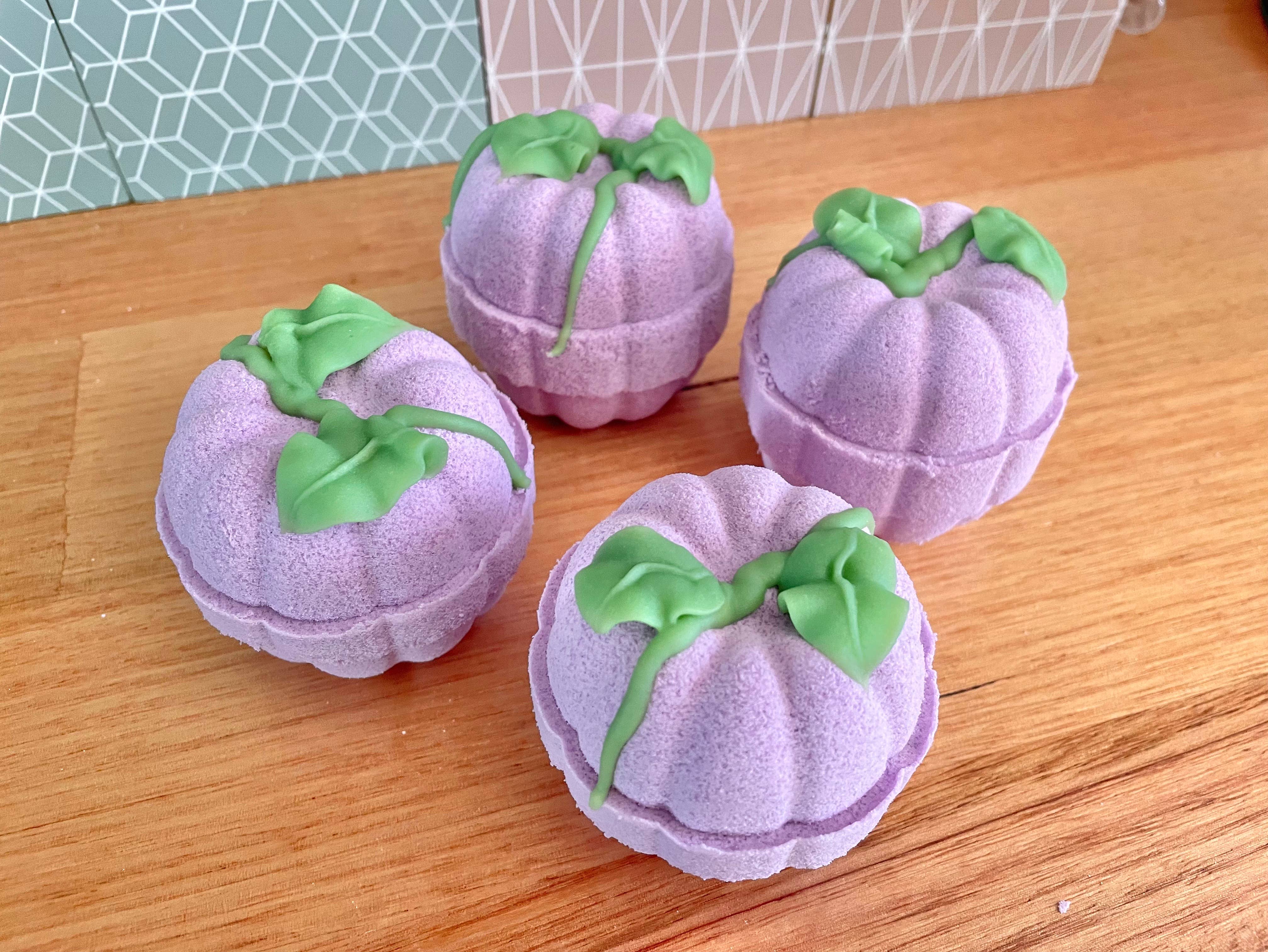 Suave Soaps - Wholesale Bath bomb/fizz - Pumpkin Goat Milk Bath Bomb6