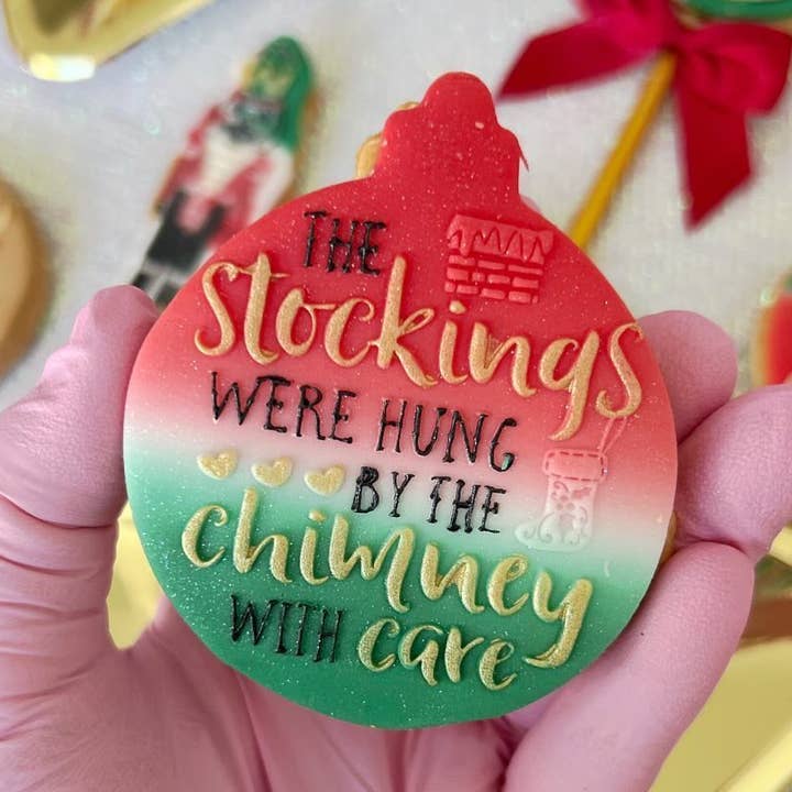 Cookie Embosser Stempel. Fondant Debosser. Cupcakes. Kerstmis- voor wholesale door Welshcrafter Design