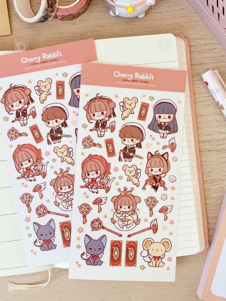 Cardcaptor Sakura Sticker Sheet for wholesale by Cherry Rabbit