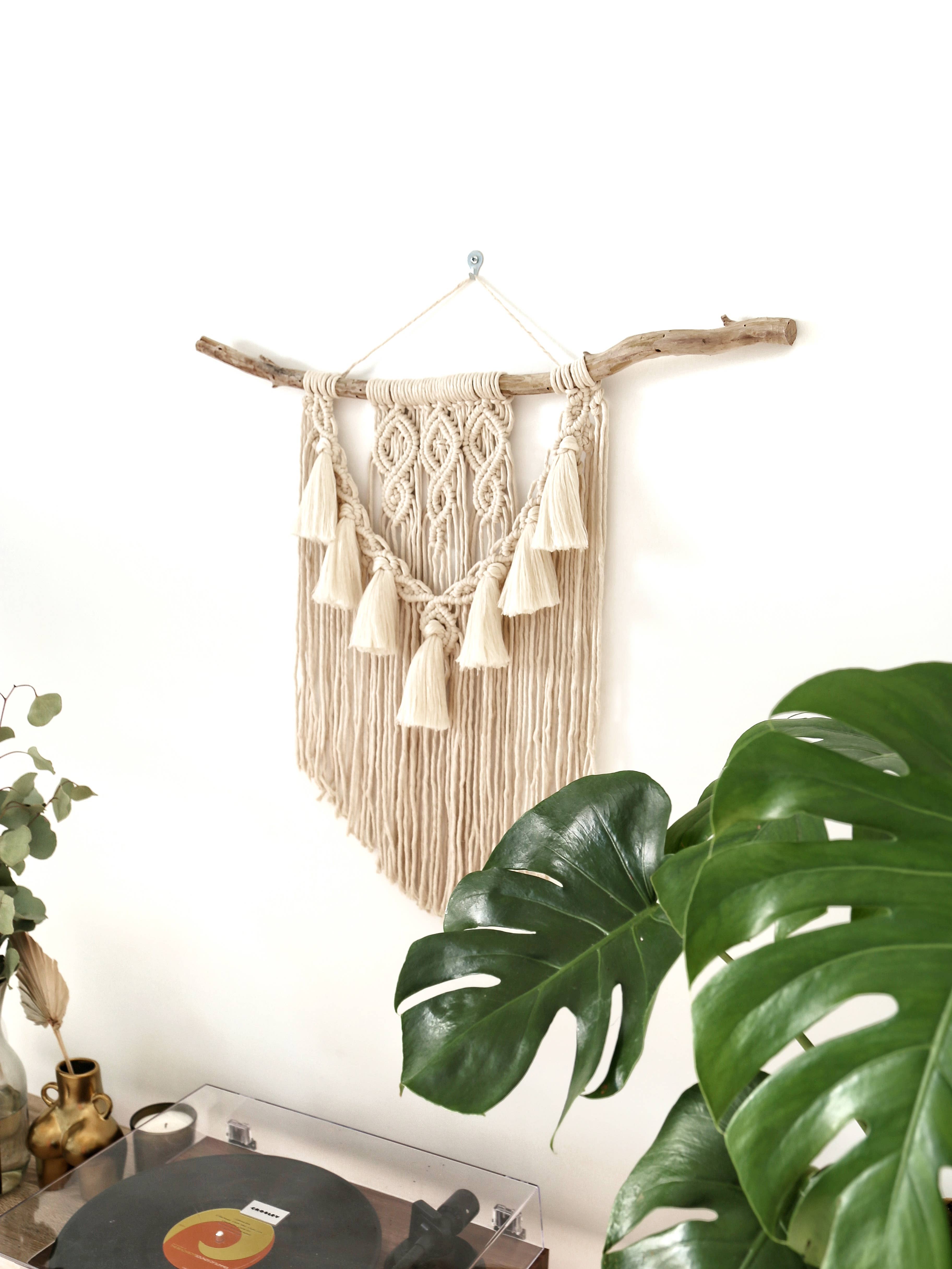 The Frenchie Knot - Wholesale Tapestry/Textile - small tassel wall hanging1