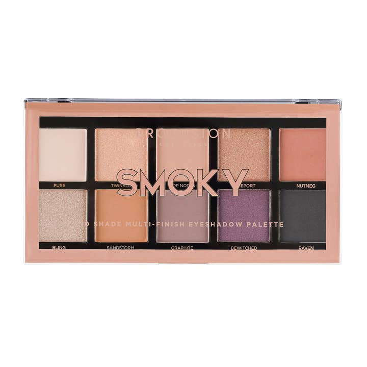 Profusion Cosmetics UK - Wholesale Eyeshadow Palette - SMOKY | 10 SHADE EYESHADOW PALETTE