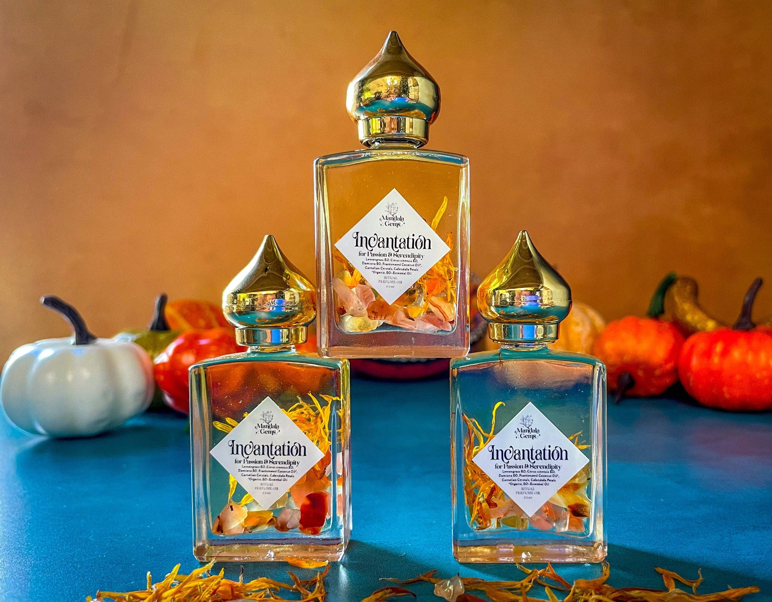 Mandala Gems – Engroshandel Parfume/eau de toilette – INCANTATION Naturlig Parfume med den Afrodisiakiske Damiana4