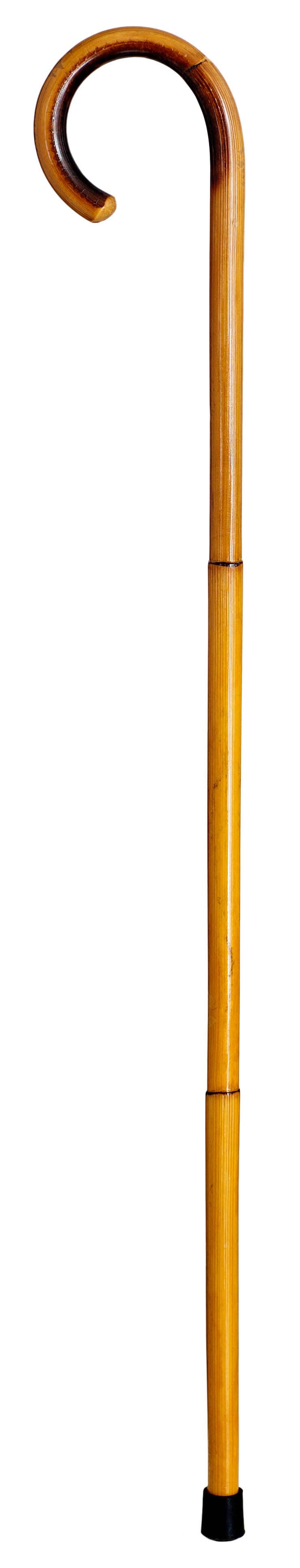 Segorbina BASTONES – wholesale Sporting accessories – Walking Stick with Rattan Wood Curve1