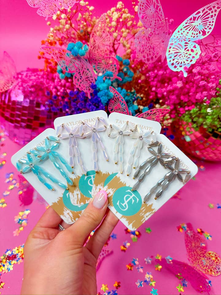 Morgan Bow Drops for wholesale by Taylor Shaye Designs