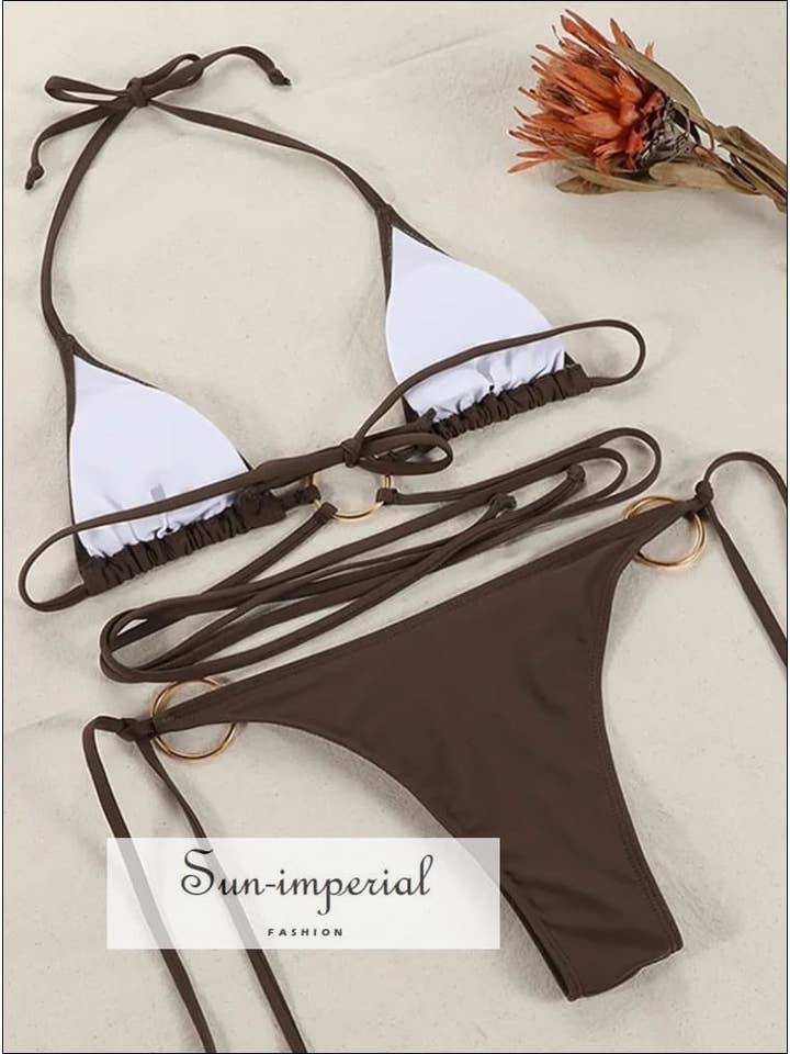 Sun Imperial - Wholesale Two Piece Swimsuit - Women's - Women's Micro Bikini With Ring Detail3