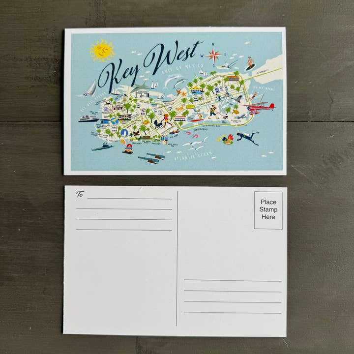 Galleyware - Wholesale Postcard - Key West 4" x 6" Postcard1