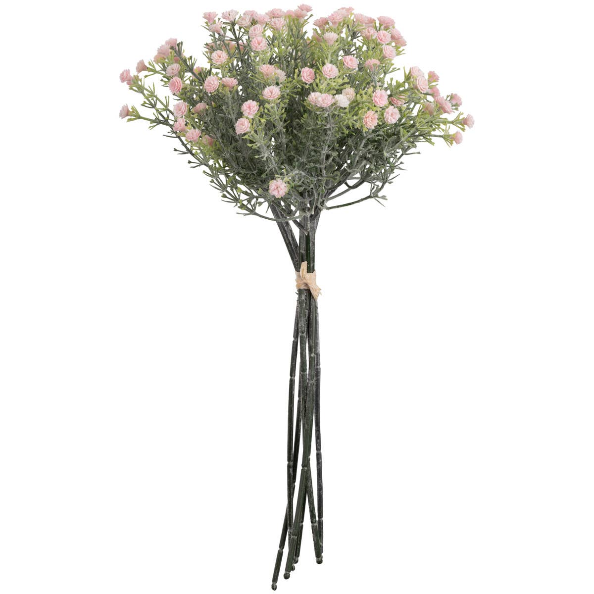 Eleganza Floral – wholesale Artificial flowers – Mini Open Gypsophilia Bunch x 6 Light Pink 33cm0