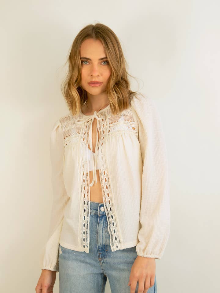 Cardigan Boho à manches longues pour la vente par Sweet Rain