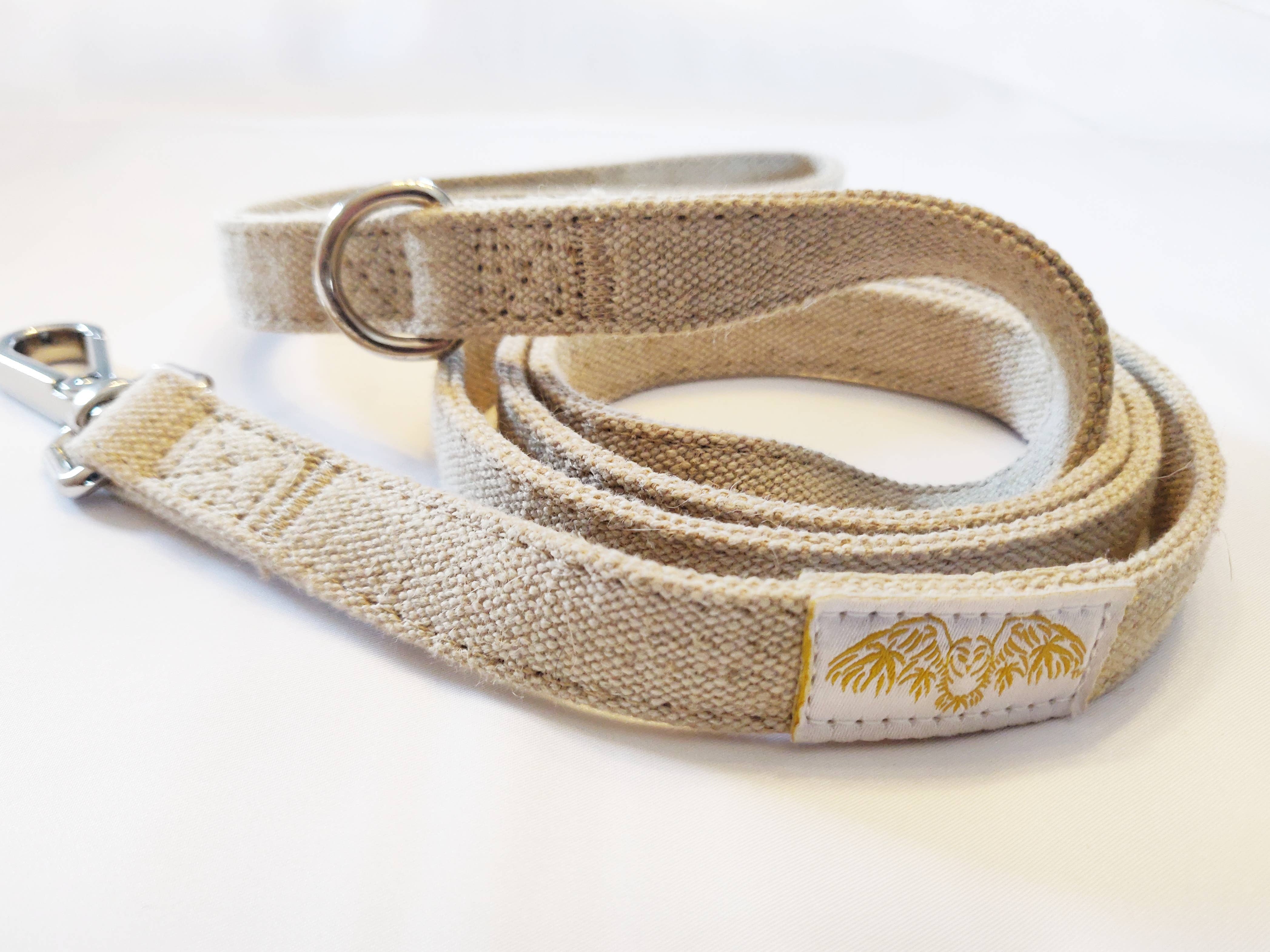 Aurelian Hemp - Venta al por mayor Correa - Perros - Correa de cáñamo para perros | Correa para mascotas de 5 pies de largo hecha de tela de cáñamo1