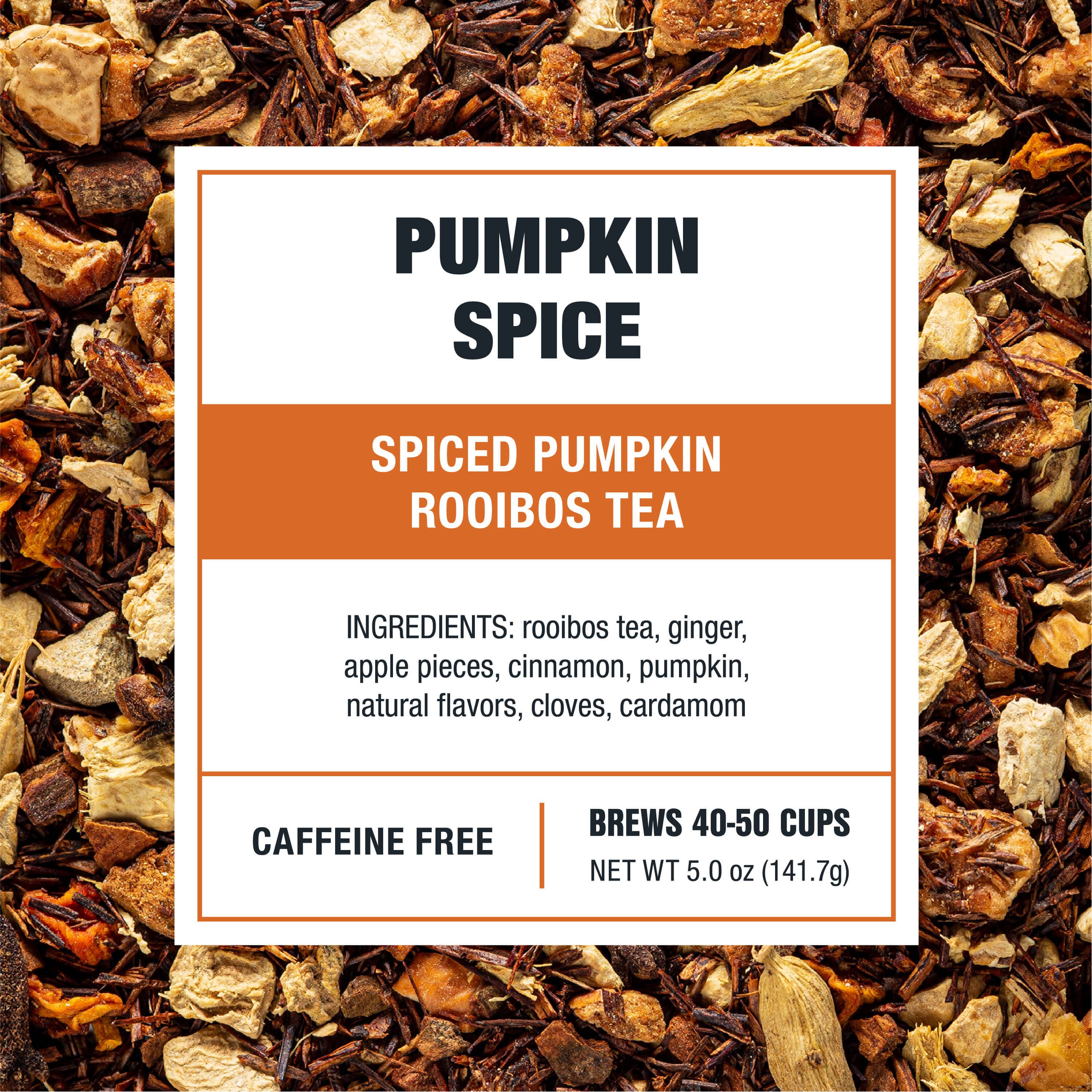Tiesta Tea Company (loose leaf teas & accessories) - Wholesale Loose tea - Pumpkin Spice Tea | Spiced Pumpkin Rooibos Loose Leaf2