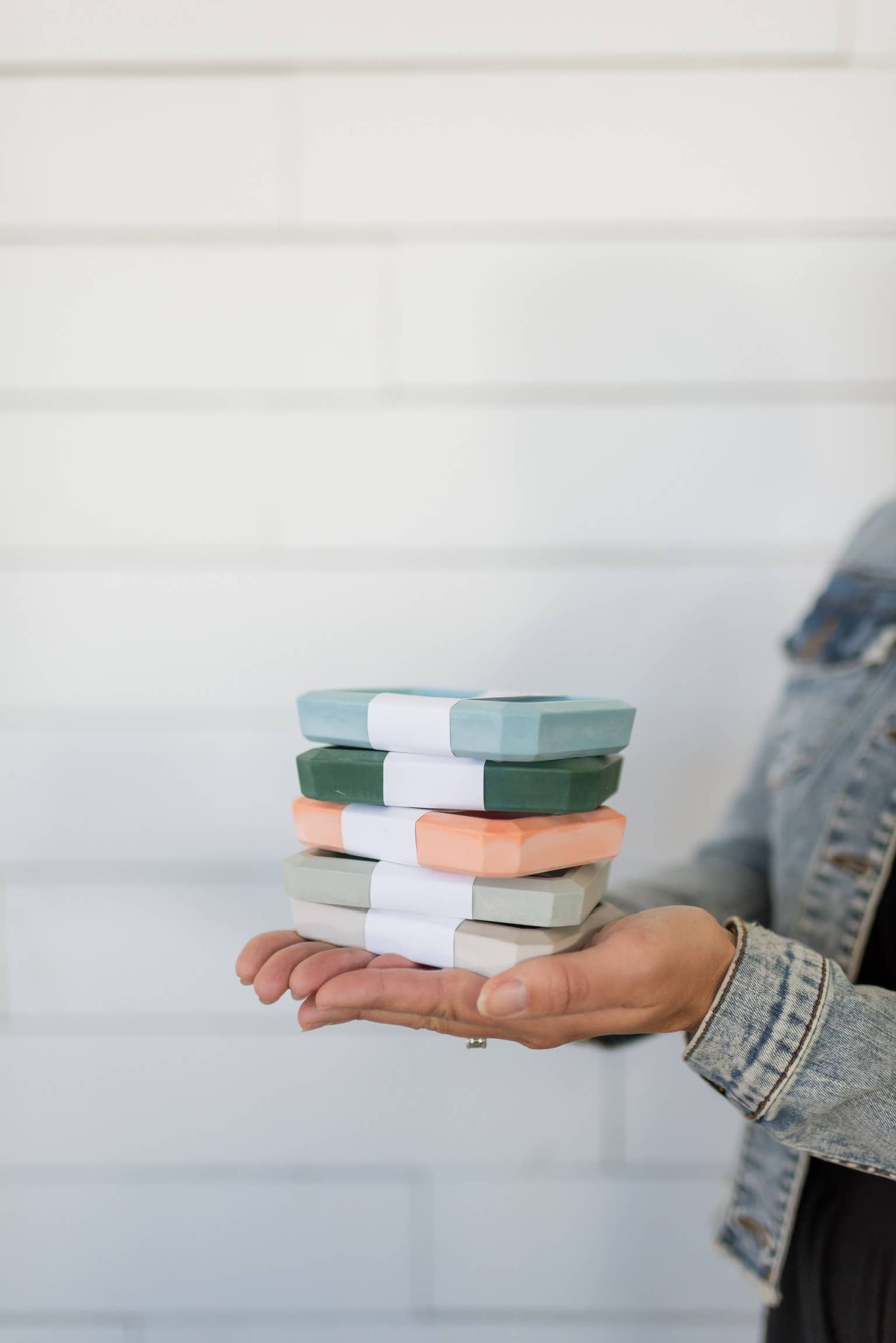 Left Corner Goods - Wholesale Bath Soap Dish - Concrete Industrial Soap Dish6