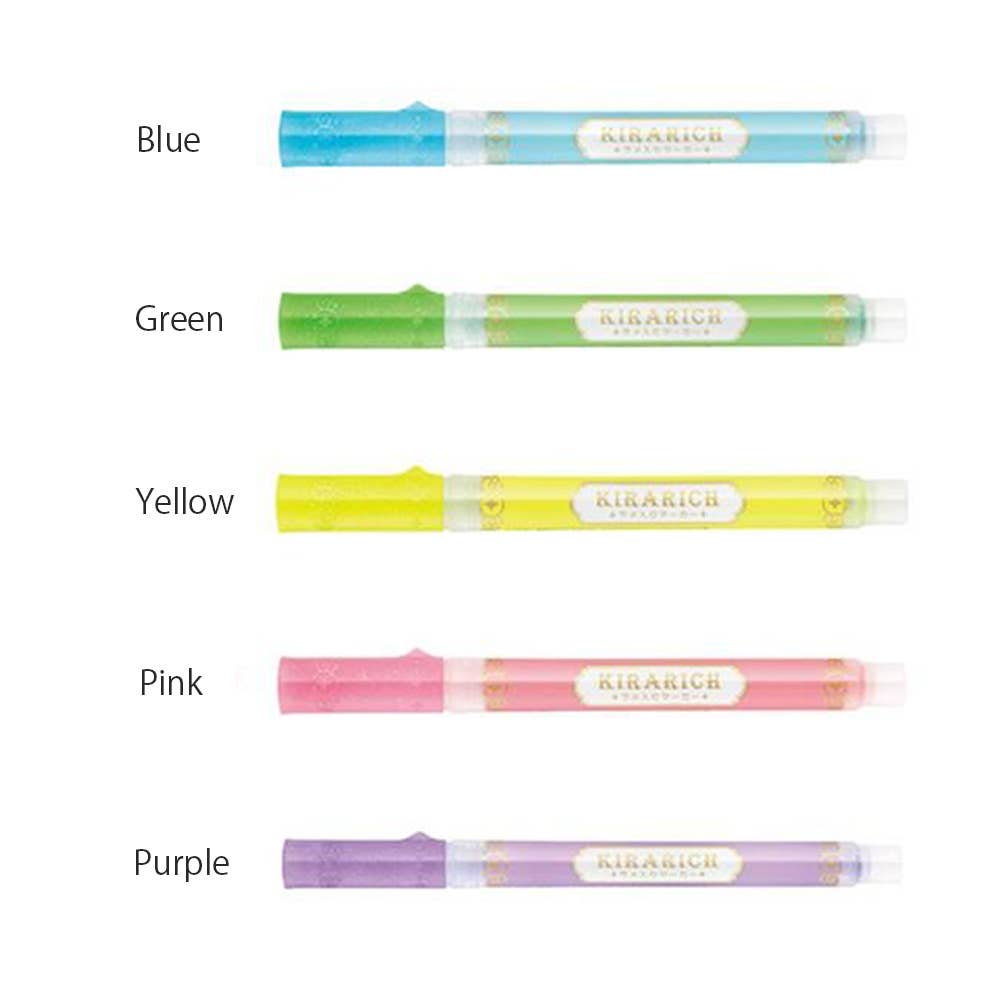 Hakubundo - Wholesale Highlighter - ZEBRA GLITTER HIGHLIGHTER KIRARICH PEN ※NOT HANGING PACKAGE3