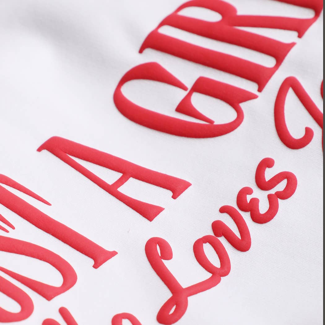 Fashion City - Wholesale Graphic Sweatshirt - Women's - JUST A GIRL WHO LOVES JESUS PUFF MIDWEIGHT Sweatshirt14