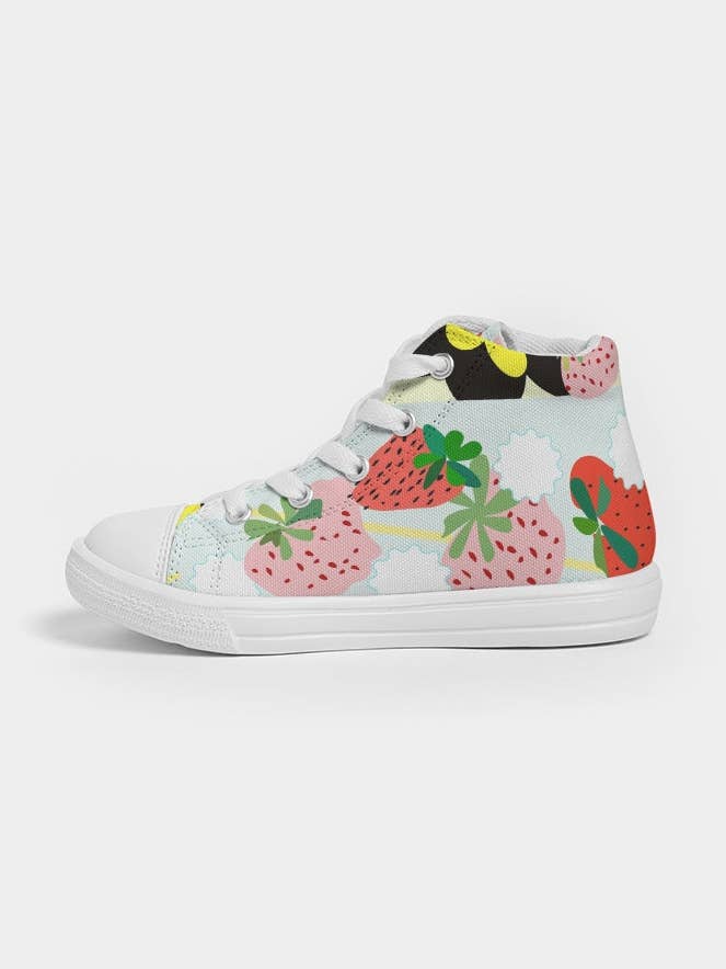 STRAWBERRY DRINK - Scarpa alta in tela per bambini per la vendita all'ingrosso da parte di Byheart Design Sweden