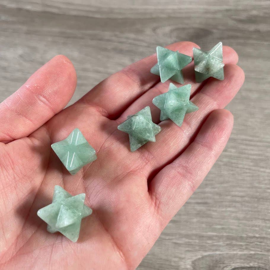Keystone Crystals - Wholesale Spiritual Stone/Crystal - Gemstone Merkaba Star Sacred Geometry Crystal – 1/2 Inch 6