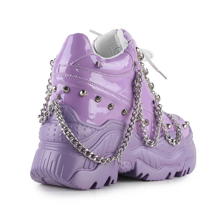 Anthony Wang - Wholesale Lifestyle Sneakers - Women's - Space Candy-Hidden Wedge Chain Sneakers